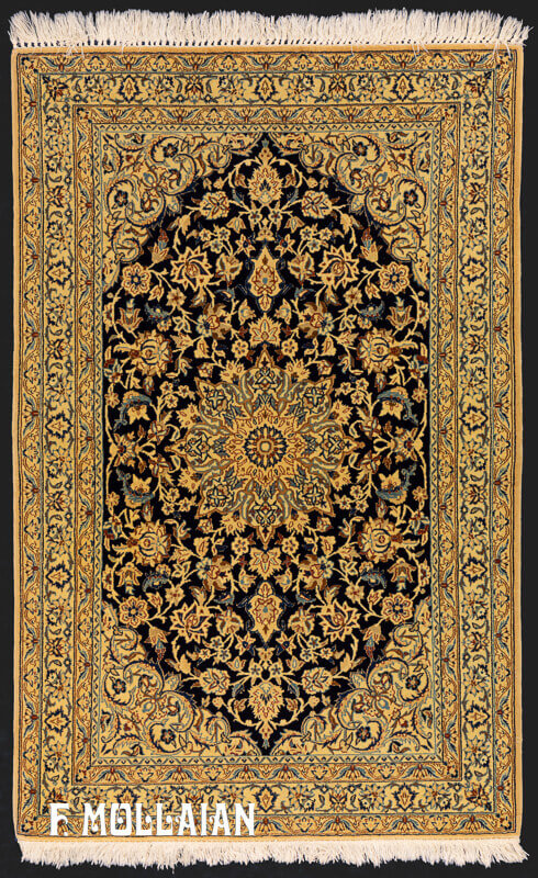 Antique Persian Nain Tudeshk Rug (128x79 cm)